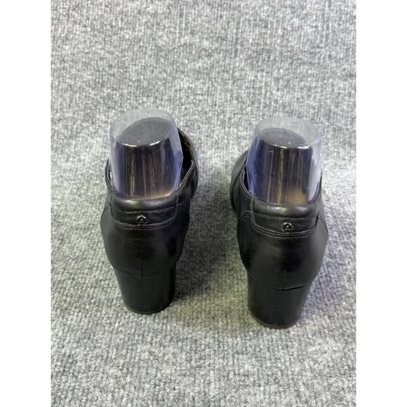 Clark’s woman’s shoes 8 black contoured, comfort heel 2” - Picture 14 of 16